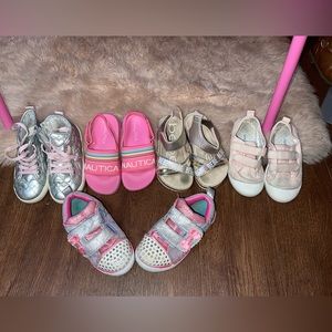 Little girl Shoes Bundle/ Lot Size 10